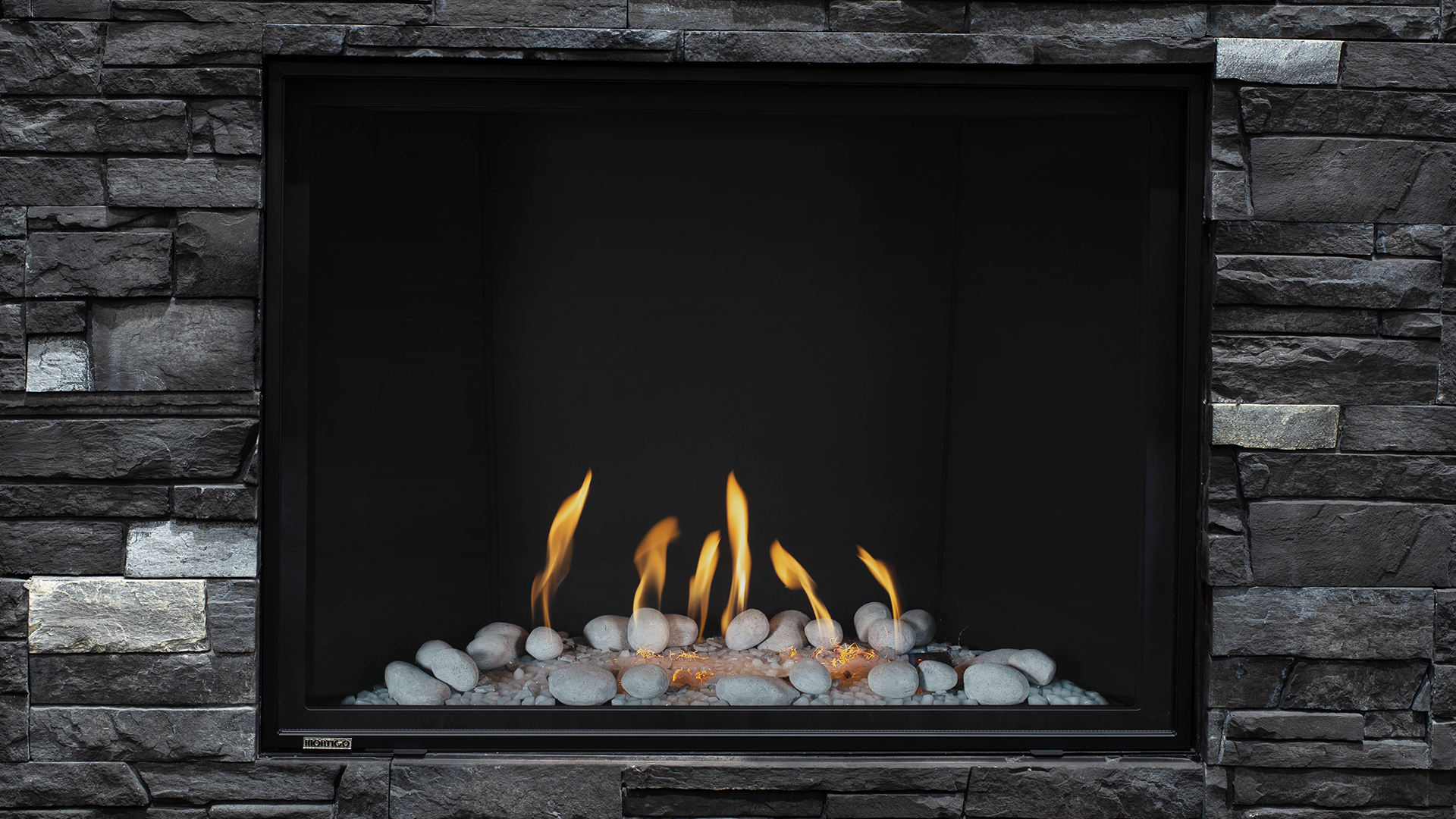 linear fireplaces