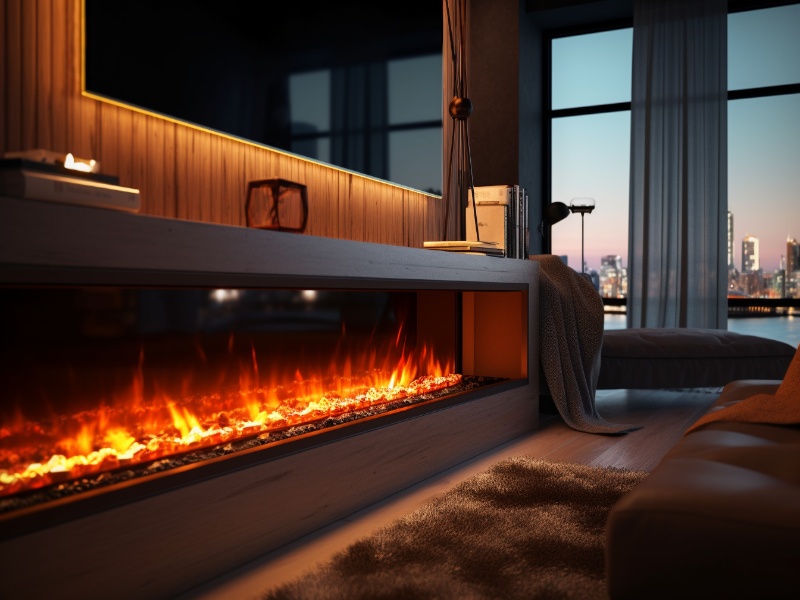 Electric Fireplace 00058 