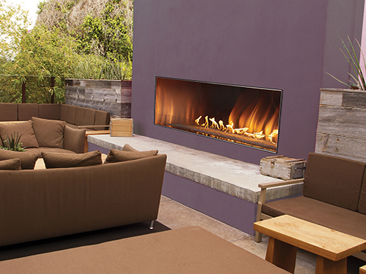 Outdoor Linear Fireplaces