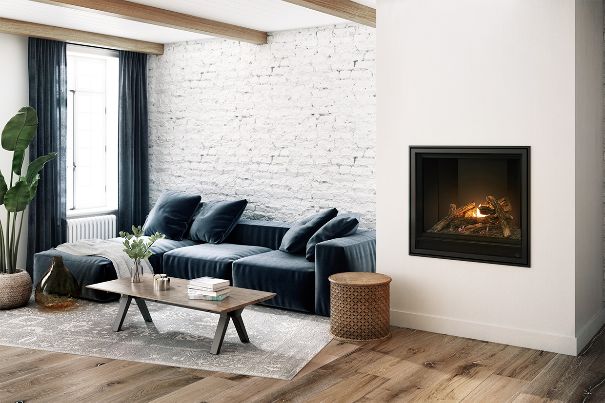 S36 - 36" Square Gas Fireplace