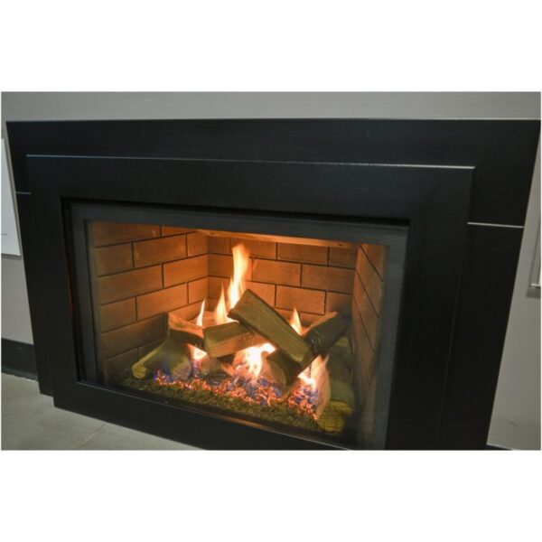 Side angle of Abbot 30 gas fireplace insert