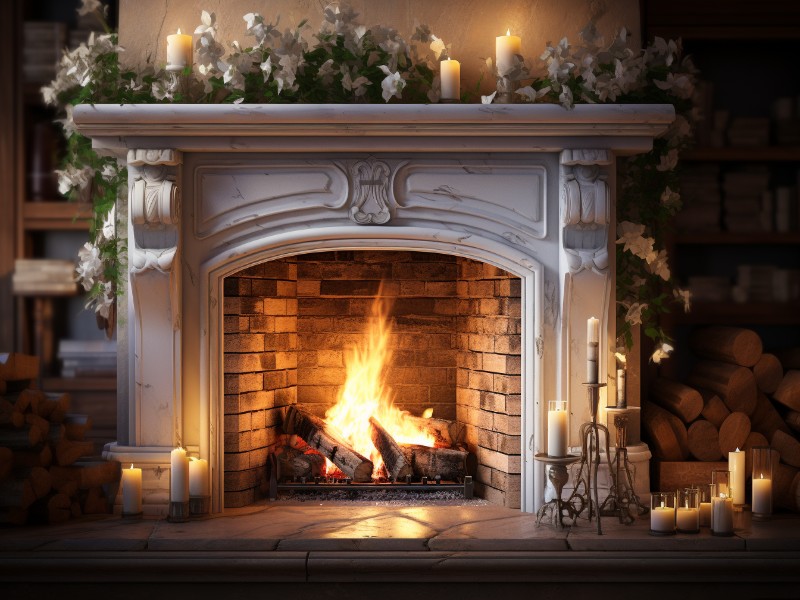 Using the proper cleaning material to clean a fireplace with tips and tricks