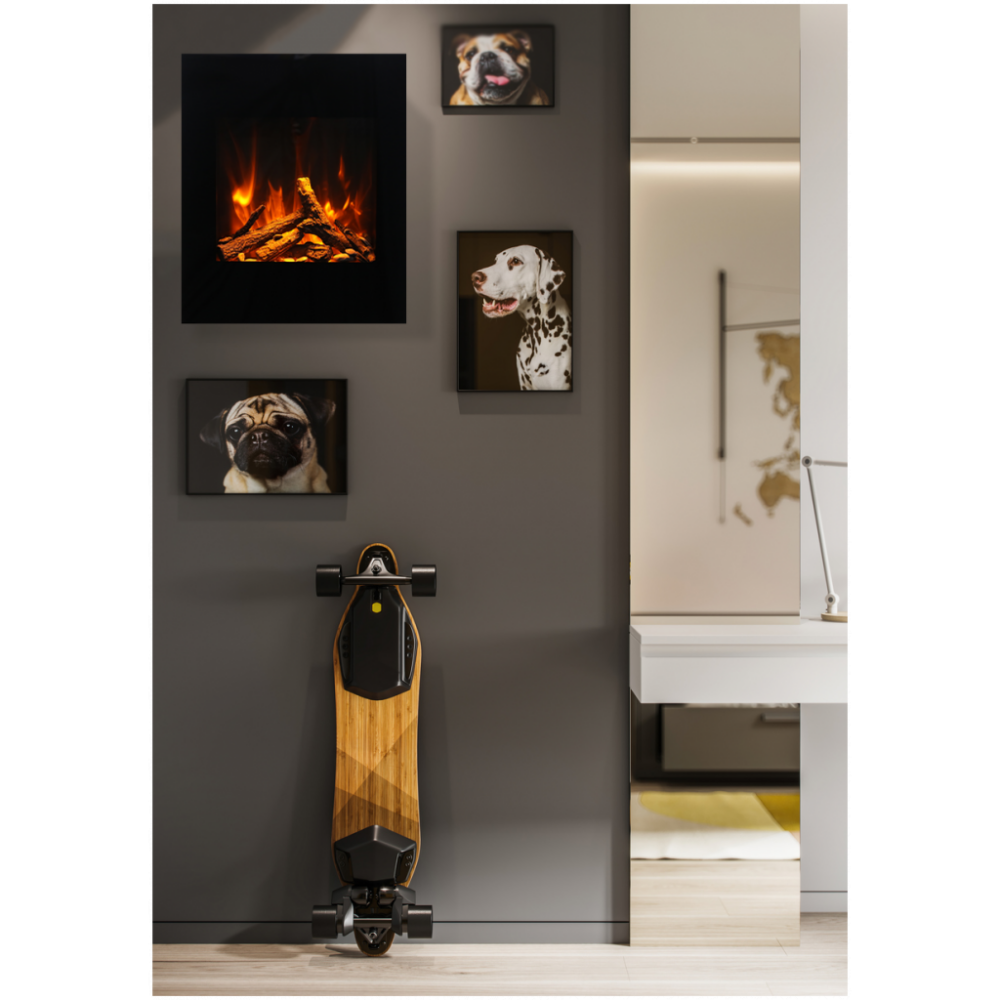 WM-BI-2428-VLR-BG Wall Fireplace - Image 3