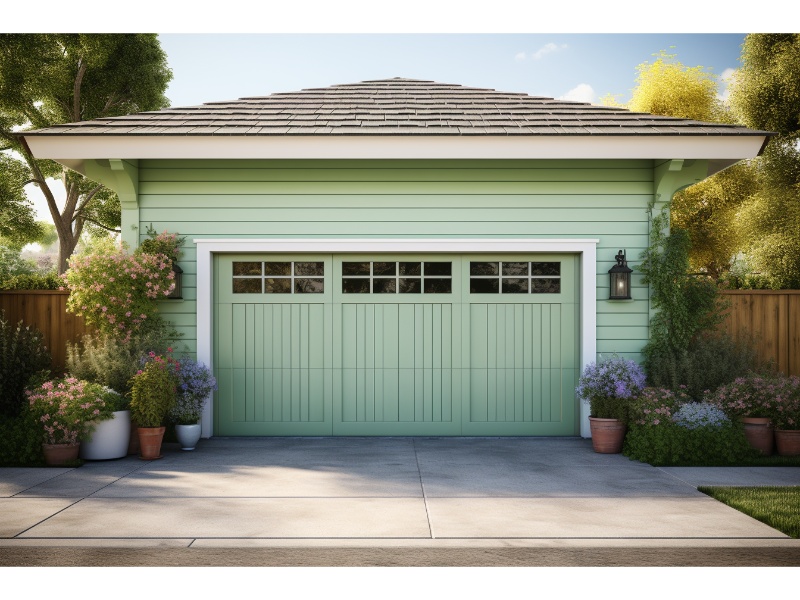 A Raynor garage door successfully closing without reopening.