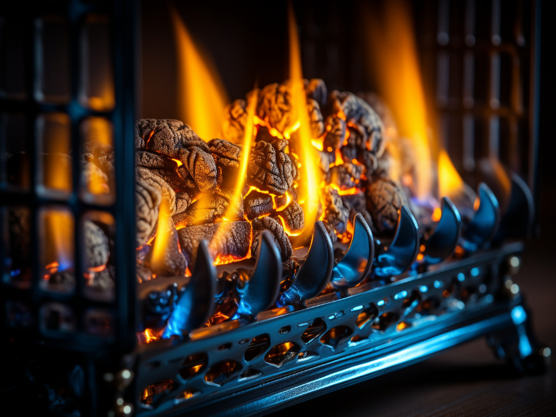 Fireplace showing BTUs and the need for consumers to understand how to calculate BTUs