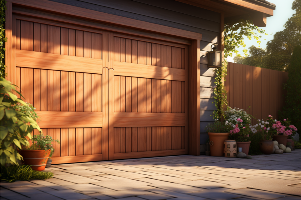 Personalized Elegance: Custom Wood Garage Doors