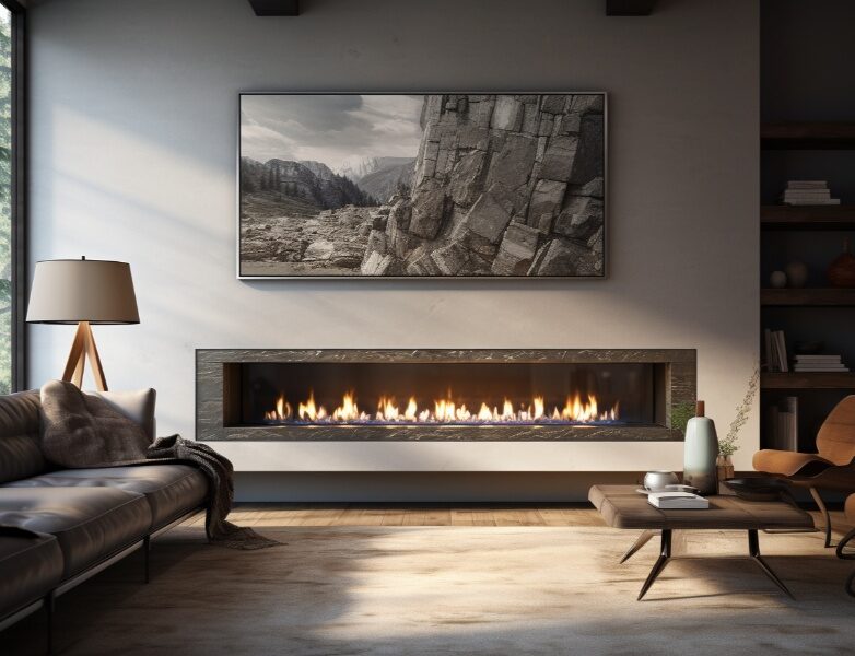 Dreifuss Fireplaces-Linear Gas Fireplace