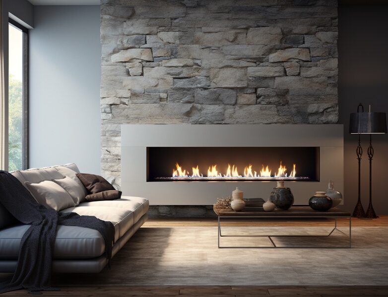 Dreifuss Fireplaces-Linear Gas Fireplace