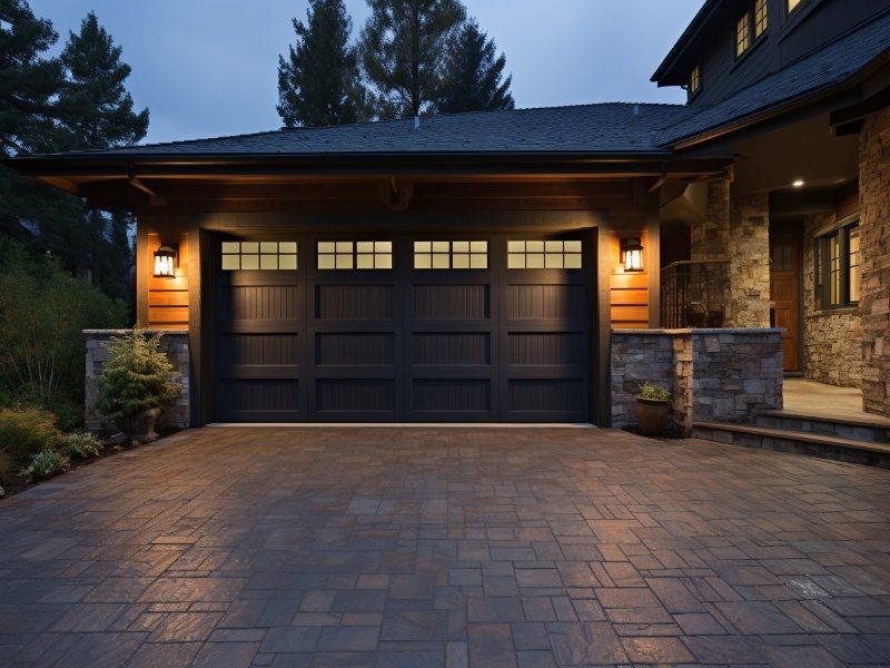 A Raynor Garage Door product that has been installed with the help of Raynor customer service.