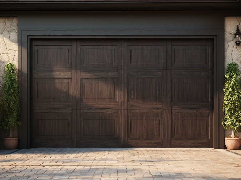 Raynor garage door equipped with a durable bottom seal.