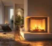 A perfect fireplace in a home, after a homeowner made the right fireplace fuel decision using our comprehensive guide.