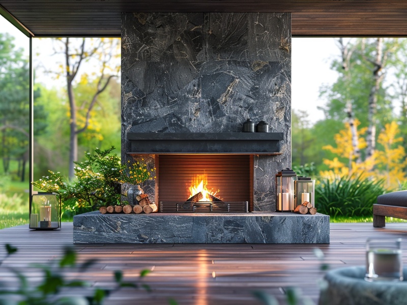 How To Create A Luxurious Backyard Oasis With An Outdoor Gas Fireplace