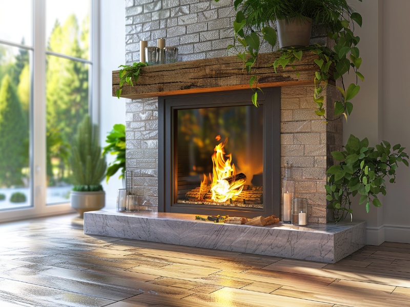 How To Integrate A Modern Farmhouse Fireplace Into Your Home