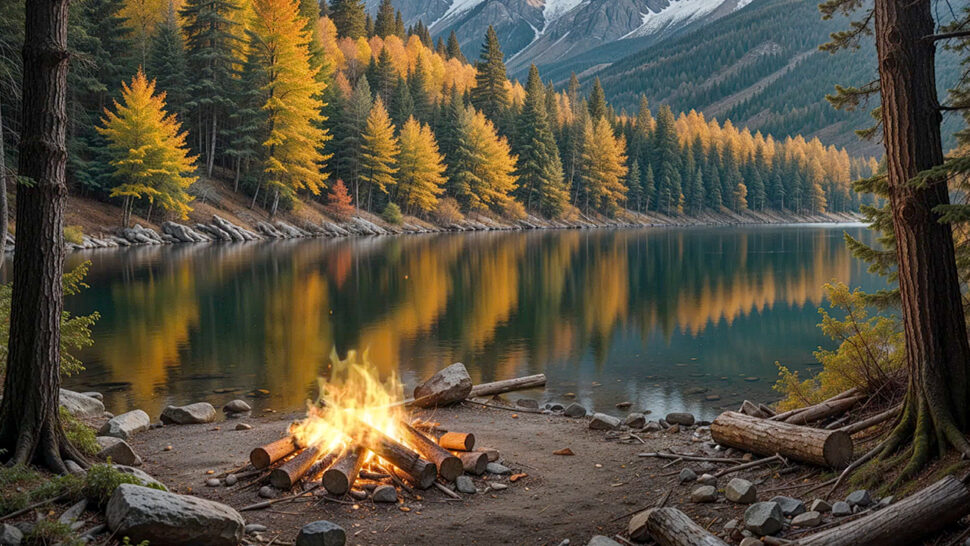 White Noise Calming Tunes with Running Water for Meditation and Sleep