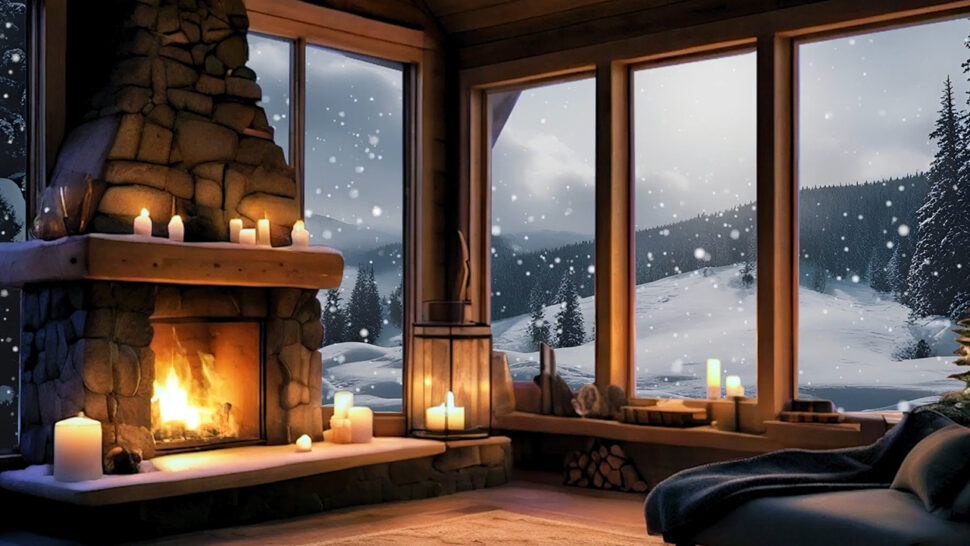 Cozy Cabin : Warm Fireplace Sounds for Ultimate Relaxation and Comfort