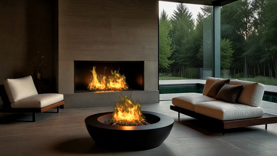 Cozy Home Fireplace Crackling Sounds and Rain for Ultimate Relaxation