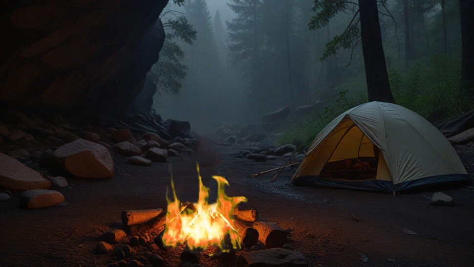 Fireplace Campfire Cave Nature Relaxing Crackling Sounds