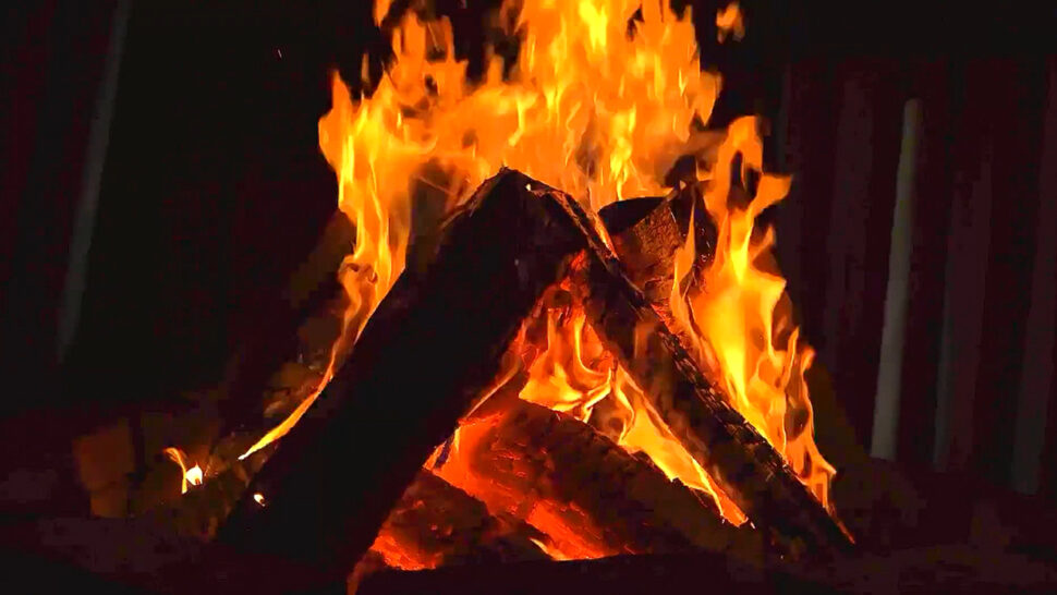 Meditate by the Fire: HD Flames & Crackling Sounds