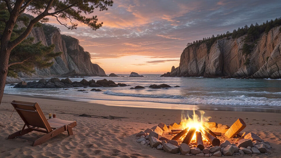 Ocean Water and White Noise Peaceful Tunes for Meditation and Slee