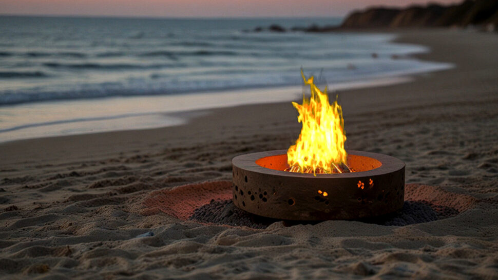 Crackling Sounds and Ocean Waves for Relaxation