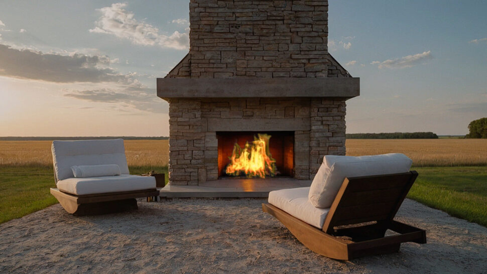 Summer Outdoor Relaxing Cool Jazz Music + Crackling Sounds Sooths for Relaxing, Meditation