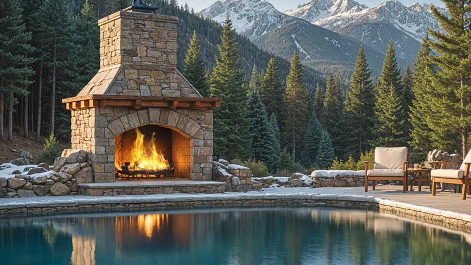 Tranquil Waterside Vibes Smooth Jazz Music & Cozy Bonfire Atmosphere