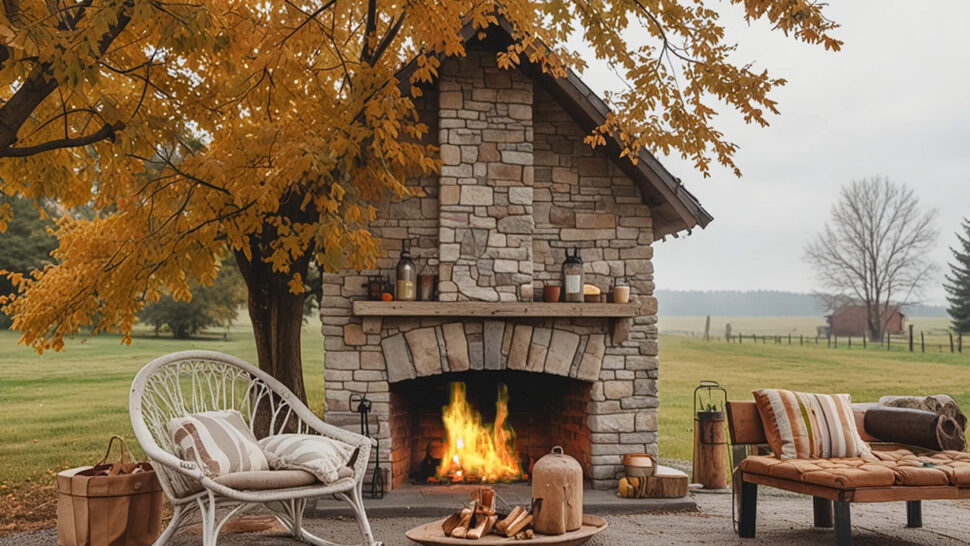 Ultimate Relaxation Jazz Music on the Farm Cozy Fireplace & Soothing Crackling Sounds 4 Deep Sleep